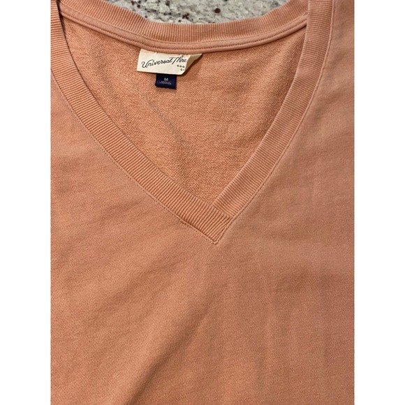 Universal Thread Womens V Neck Sweatshirt Medium Long Sleeve Pullover cabincore - Picture 5 of 5